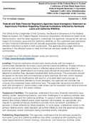Joint ReleaseFederal and State Financial Regulatory Agencies Issue Interagency Statement on Supervisory Practices Regarding Financial Institutions Affected by Hurricane Laura and California Wildfires