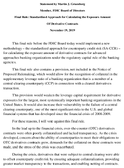 Final Rule on Standardized Approach for Calculating the Exposure Amount Of Derivative Contracts