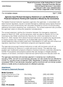 Joint ReleaseAgencies Issue Revised Interagency Statement on Loan Modifications by Financial Institutions Working with Customers Affected by the Coronavirus