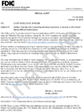 Special Alert  Entities That May Be Conducting Banking Operations in Canada or the United States Without Authorization