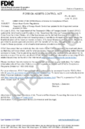 FOREIGN ASSETS CONTROL ACT Cuban Asset Control Regulations