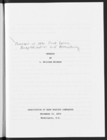 Forecast of 1990 Fund Losses Recapitalizing the Fund and Restructuring the System