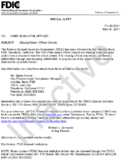 Special Alert MissingStolen Official Checks