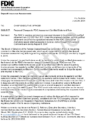 Proposed Changes to FDIC Assessment Certified Statement Rule