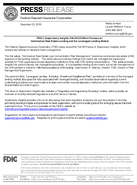 FDICs Supervisory InsightsFall 2019Edition Focuses on Commercial Real Estate Lending and the Leveraged Lending Market