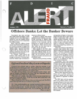 FDIC Fraud Alert Volume 1 Number 2 Autumn 1991