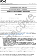 BANK REPORTS Reports of Condition and Income Call Report for Third Quarter 2003