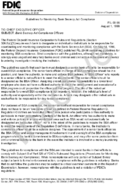 Guidelines for Monitoring Bank Secrecy Act Compliance Bank Secrecy Act Compliance Officers