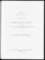 Deposit Insurance Reform FDIC view