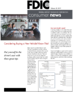 February 2019 Consumer News
