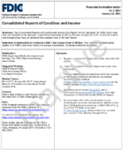 Consolidated Reports of Condition and Income