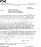 Final Rule Concerning Domestic Retail Deposit Activities of Foreign Banks Part 346 of the FDIC Rules and Regulations
