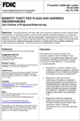 Identity Theft Red Flags and Address Discrepancies Joint Notice of Proposed Rulemaking