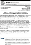 SCBT NA Orangeburg South Carolina Assumes All of the Deposits of Community Bank and Trust Cornelia Georgia