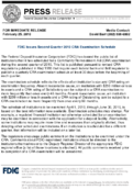 FDIC Issues Second Quarter 2010 CRA Examination Schedule