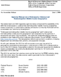 Joint ReleaseAgencies Release List of Distressed or Underserved Nonmetropolitan MiddleIncome Geographies