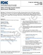 Office of Foreign Assets Control Enforcement Guidelines