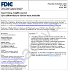 Supervisory Insights Journal Special Foreclosure Edition Now Available