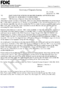 1996 Summary of Deposits Survey Data Now Available
