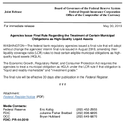 Agencies Issue Final Rule Regarding the Treatment of Certain Municipal Obligations as HighQuality Liquid Assets