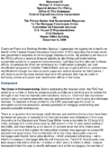 The Private Sector and Government Response to the Mortgage Foreclosure Crisis FDIC View