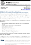 FDIC Publishes a Money Guide for Young Adults and Teens