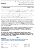 Federal Financial Regulatory Agencies Seek Comment on Proposed Interagency Policy Statement on Allowances for Credit Losses and Proposed Interagency Guidance on Credit Risk Review Systems