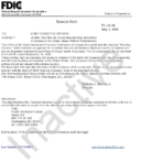 Special Alert Entities That May Be Conducting Banking Operations in Canada or the United States Without Authorization