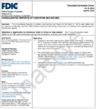 Consolidated Reports of Condition and Income