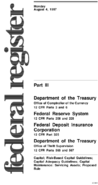 Capital maintenance Servicing Assets 12 CFR Part 325