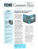 Spring 1999 Consumer News