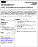 Consolidated Reports of Condition and Income