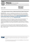 FDIC Extends Comment Period on Modernizing Brokered Deposit Restrictions