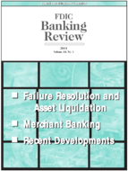 FDIC Banking Review Vol 14 No 1