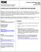 Consolidated Reports of Condition and Income