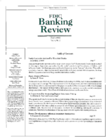 FDIC Banking Review Vol 4 No 2