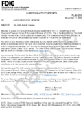 Suspicious Activity Reports The SAR Activity Review