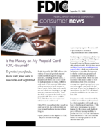 September 2019 Consumer News