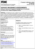 Deposit Insurance Assessments Advance Notice of Proposed Rulemaking on Dividends Corrections to Federal Register Notice