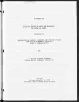 Nature and Extent of Abuse and Misconduct in Commercial Banks FDIC views