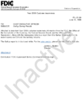 Year 2000 Customer Awareness
