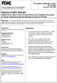 Regulatory Relief Guidance to Help Financial Institutions and Facilitate Recovery in Areas Affected by Severe Storms in Central Florida