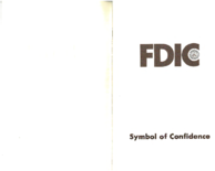 FDIC Symbol of Confidence 1986 Edition
