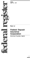 Semiannual Agenda of Regulations CFR 12 Ch III