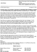 Joint ReleaseAgencies Issue FAQ Document Regarding Collateralized Debt Obligations Backed by Trust Preferred Securities under Final Rules Implementing the Volcker Rule