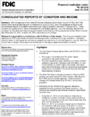 Consolidated Reports of Condition and Income