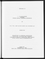 FDIC view on House of Representatives Bill HR 5590 Bank Account Safety and Soundness Act