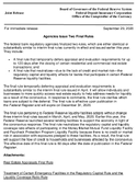 Joint ReleaseAgencies Issue Two Final Rules