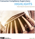 Spring 2022 FDIC Consumer Compliance Supervisory Highlights