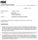 Third Quarter 2019 CFO Report to the Board